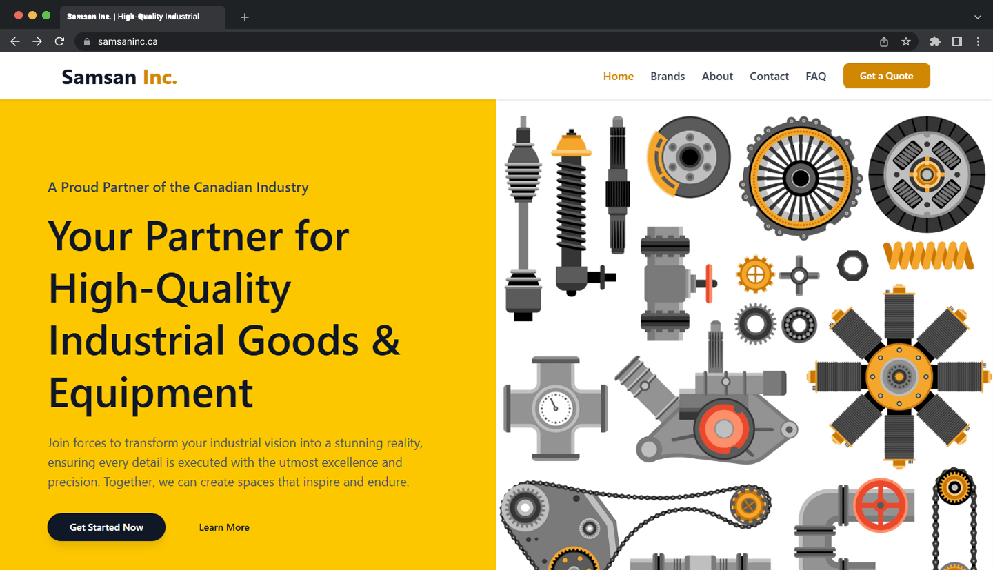 Digital Transformation for Samsan Inc. – Industrial Supply Experts cover image