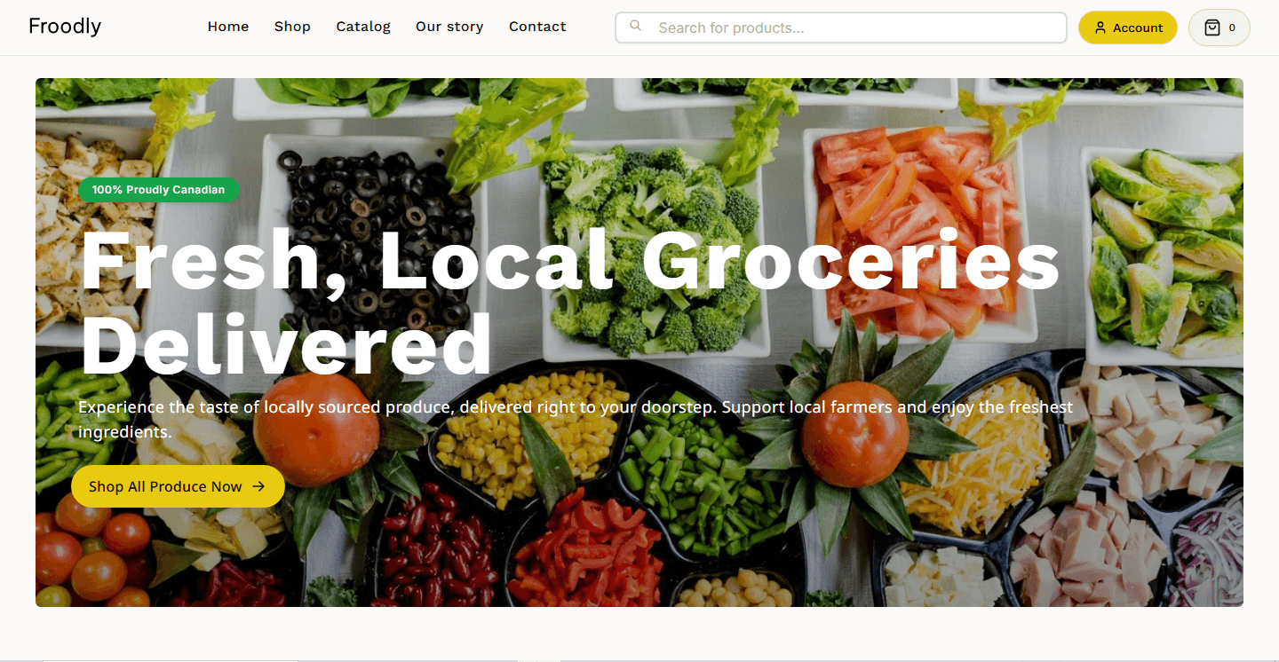 Building Froodly: A Headless D2C E-commerce Platform for Grocery Delivery